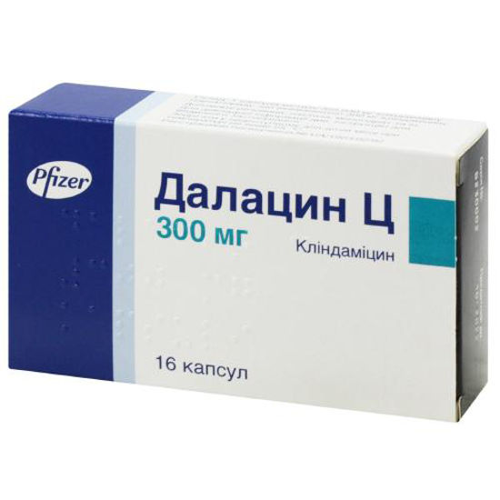 Далацин Ц капсулы 300 мг №16